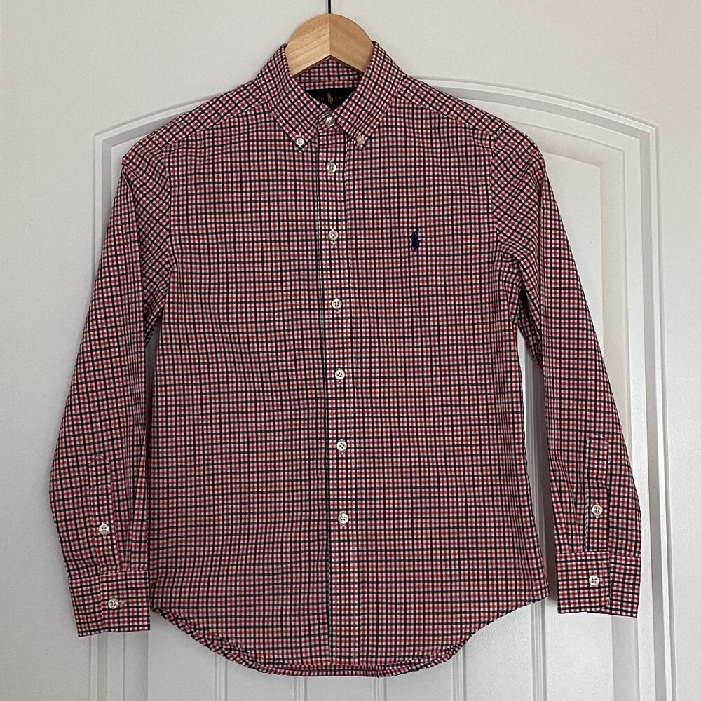 Polo Ralph Lauren Blue Label Button Down Shirt 100% cotton  Like New
